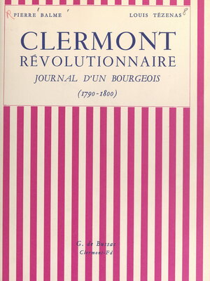 cover image of Clermont révolutionnaire